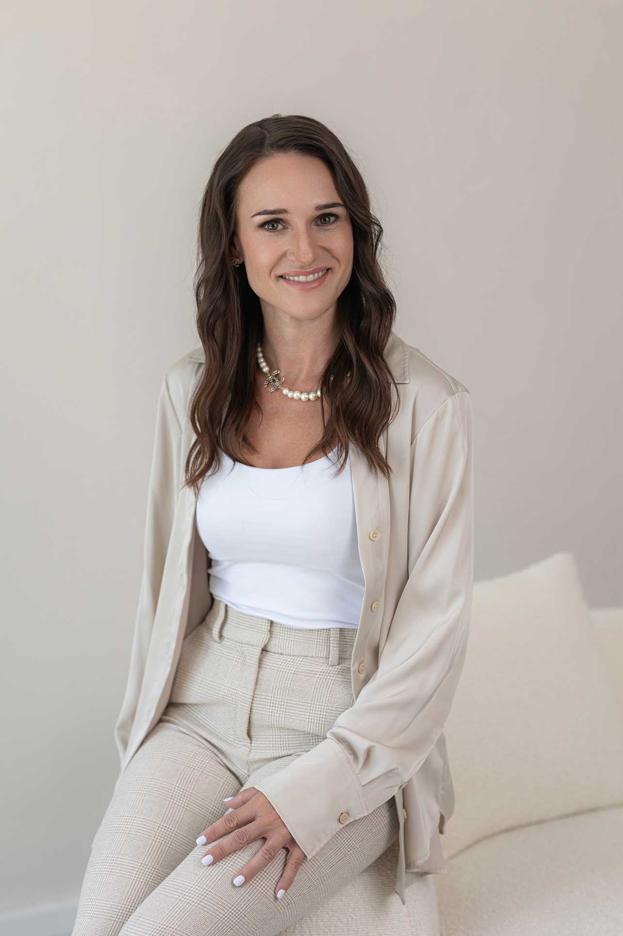 Business und Personal Branding Fotos in Heilbronn, Öhringen. Immobilienkauffrau aus Nürnberg im Fotostudio